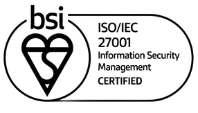 BSI ISO/IEC 27001 Information Security Management certified