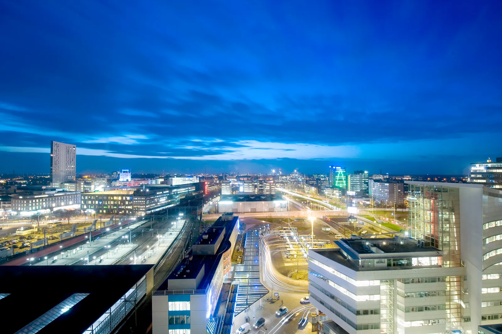 Light pollution in Eindhoven
