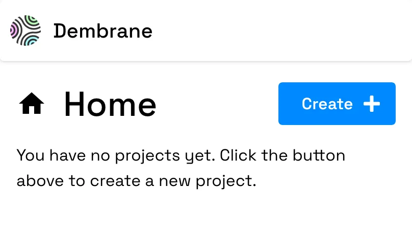 Create a project in one click, start recording whenever you need.
