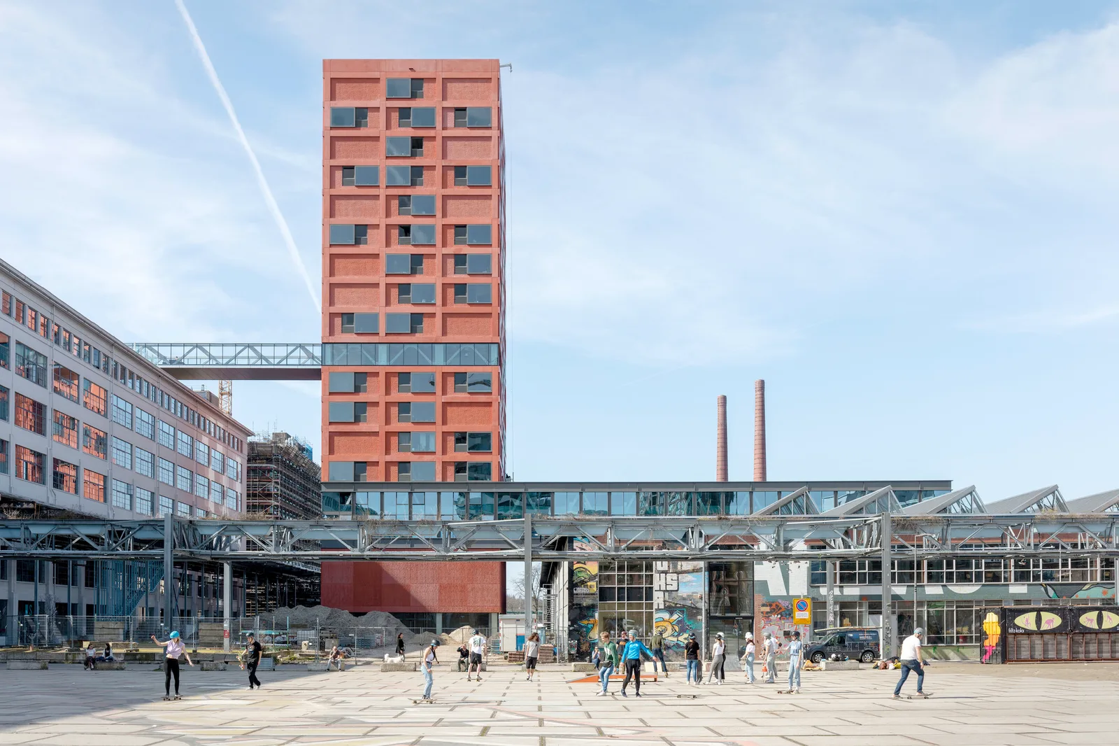 Social housing tower in Eindhoven