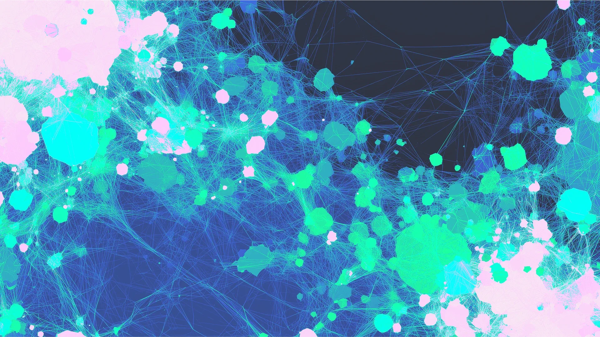 An abstract moire field of dots